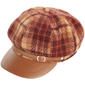 Womens Steve Madden Large Plaid Newsboy Hat - image 1
