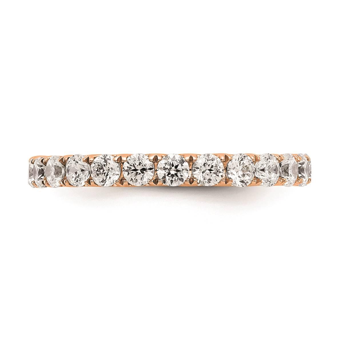Pure Fire 14kt. Rose Gold Lab Grown Diamond Eternity...