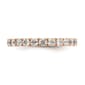 Pure Fire 14kt. Rose Gold Lab Grown Diamond Eternity Wedding Band - image 1