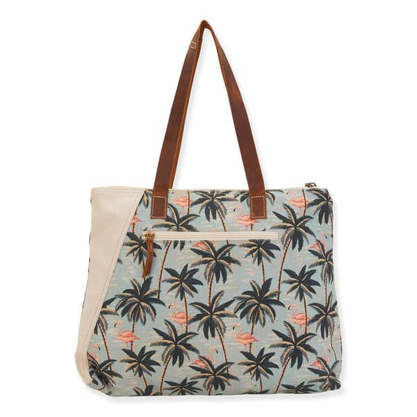 Sun ''N'' Sand Palm Flamingo Tote