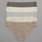Womens Danskin 5pk. Micro Ribbed Bikini Panties DS3469-5PKAC - image 1