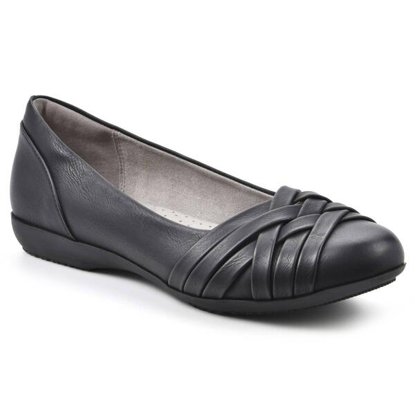 Womens Cliffs by White Mountain Chic Burnished Flats - image 