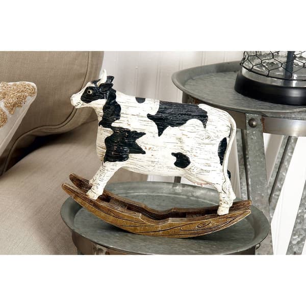 9th & Pike&#174; White Polystone Farmhouse Sculpture