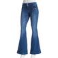 Juniors Celebrity Pink 2-Button Patch Pocket Wide Leg Denim Jeans - image 1