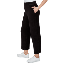Womens Alfred Dunner Weekend Warrior Pull On Velour Pants