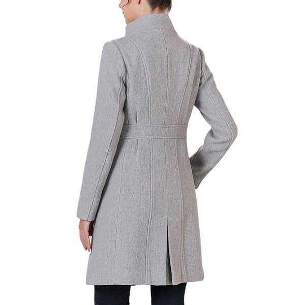 Womens BGSD Asymmetrical Button Front Walker Coat