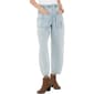 Womens MNK Patch Pocket Barrel Denim Jeans - image 2