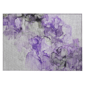 HomeRoots Purple Abstract Non Skid Indoor Outdoor Accent Rug - image 2