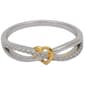 Diamond Classics(tm) Two-Tone 1/10ctw. Diamond Heart Ring - image 1
