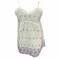 Womens Maternity Times Two Scalloped Eyelet Lace Blouse - image 1