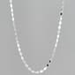Design Collection Silver Plated Mirror Disc Necklace - image 1