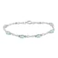 Gemstone Classics(tm) 5-Stone Opal & Diamond Bracelet - image 1