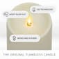 Melted Matte Moving Flame Pillar Candle - 8.5in. - image 4