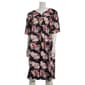 Plus Size Casual Time Short Sleeve Floral Nightgown - image 2