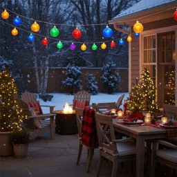 Hofert LED Globe Patio Light Set, 20ct