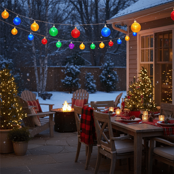 Hofert LED Globe Patio Light Set, 20ct