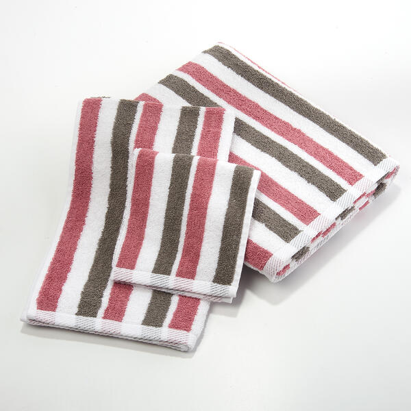 Soft Embrace Stripe Bath Towel Collection - image 