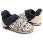 Womens MUK LUKS(R) Magdalena Rouched Slippers - Ivory/Denim - image 1