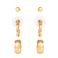 Jessica Simpson 3pc. Yellow Gold Plated Earrings Set - image 2