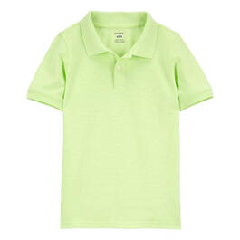 Boys &#40;4-7&#41; Carters&#40;R&#41; Short Sleeve Solid Easter Polo - Green