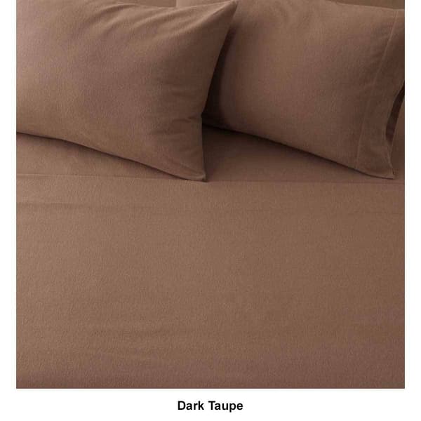 Freshfolds Turkish Cotton Flannel Solid 4pc. Sheet Set