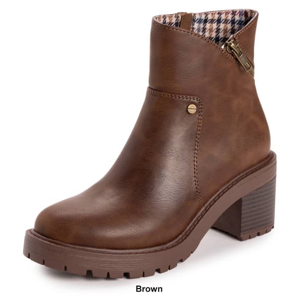 Womens MUK LUKS&#174; Lucy Lucia Memory Foam Ankle Boots
