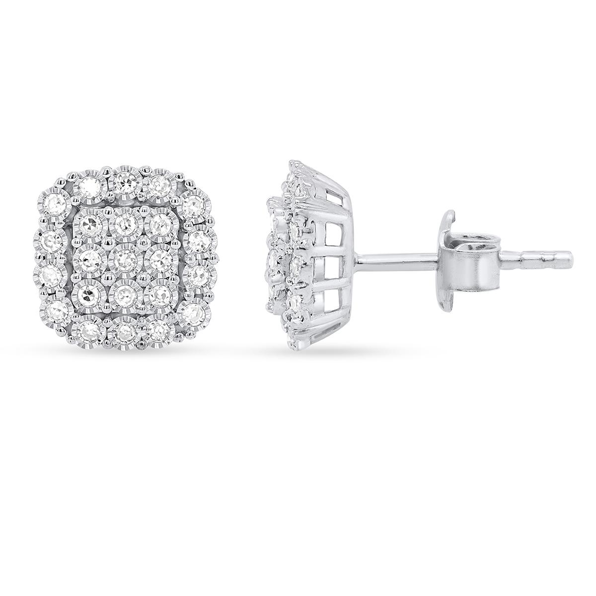 Nova Star® 0.20ctw. Lab Grown Diamond Oval Earrings