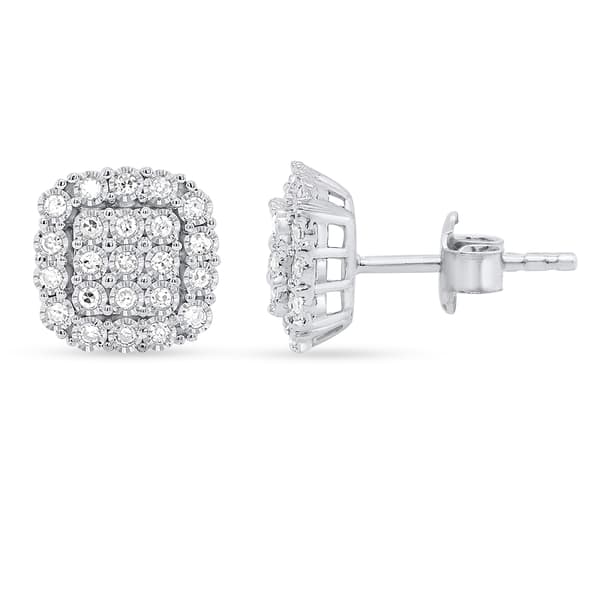 Nova Star(R) 0.20ctw. Lab Grown Diamond Oval Earrings - image 
