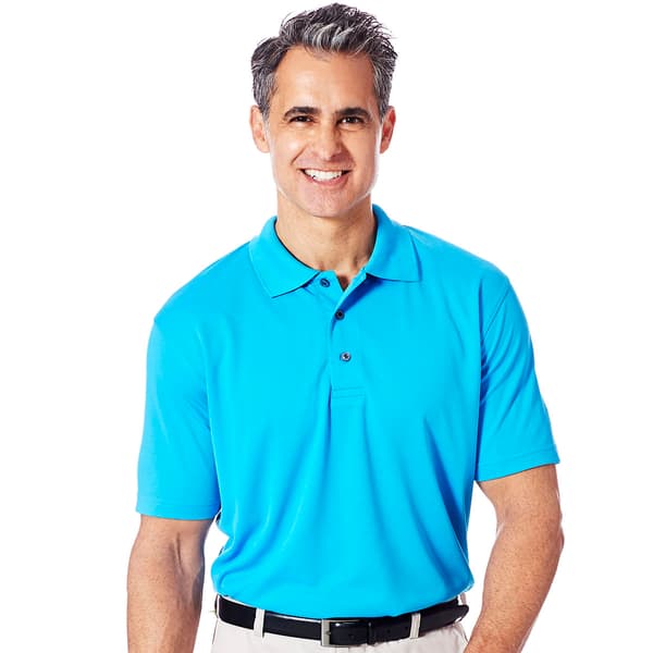 Mens Cross & Winsor&#174; Cross Rice Stitch Golf Polo
