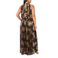 Plus Size MSK Sleeveless Halter Neck Pleated Foil Maxi Dress - image 2
