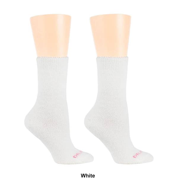 Womens Dr. Motion 2pk. Diabetic Cozy Crew Socks