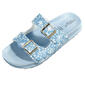 Womens Capelli New York Floral Double Strap Slide Sandals - image 1