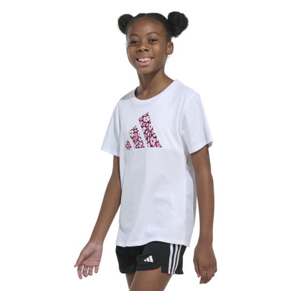 Girls (7-16) adidas® Regular Fit Floral Emblem Tee