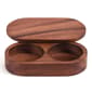 Kalmar Home Acacia Wood Salt & Pepper Pinch Pot - image 1
