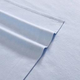 Laura Ashley Solid Cotton Flannel Sheet Set