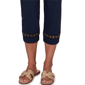 Womens Emaline Summer In The City Pull On Grommet Hem Capris - image 5