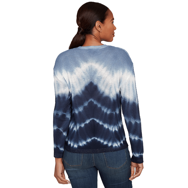 Petite Skye&#8217;s the Limit Back To Town Crew Neck Tie Dye Sweater