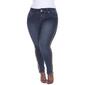 Plus Size White Mark&#40;R&#41; Cheetah Panel Denim Jeans - image 1