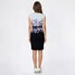 Womens Connected Apparel Color Block Floral Sheath Dress - image 2