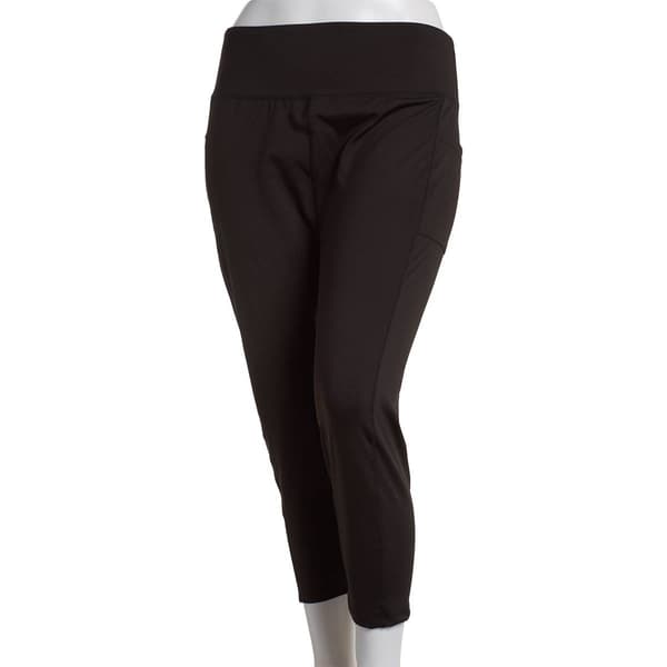 Plus Size Starting Point Soft Touch Solid Performance Capris