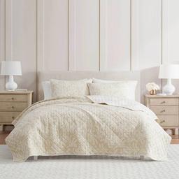 Martha Stewart Layered Branches Quilt Set