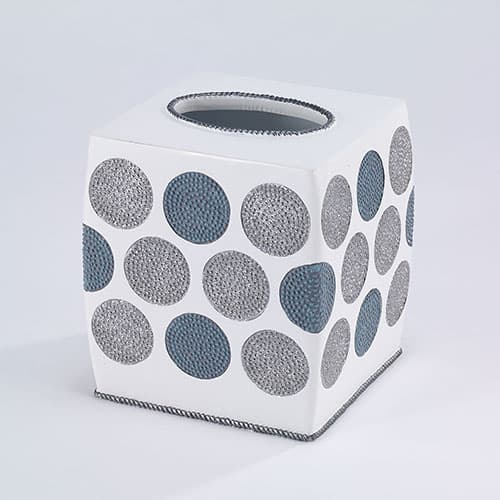 Avanti Dotted Circles Tissue Box Holder - image 