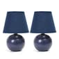 Simple Designs Mini Ceramic Globe Table Lamp - Set of 2 - image 7