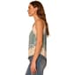 Womens Democracy Sleeveless V Neck Crochet Woven Blouse - image 3