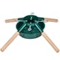 Green Metal and Wood Live Christmas Tree Stand - For Trees up to - image 1