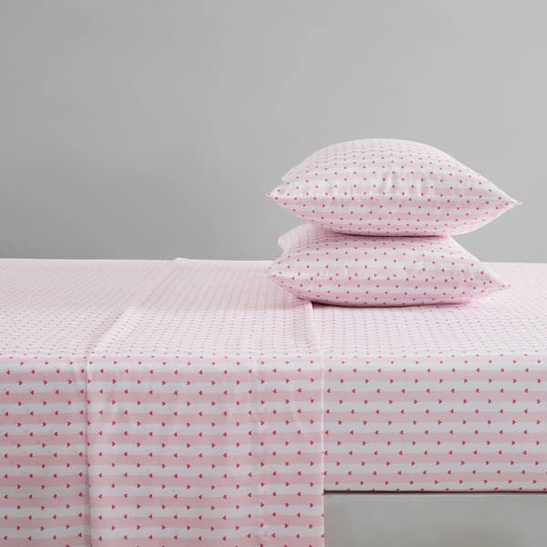 Betsey Johnson Wonderland Stripe Microfiber Sheet Set