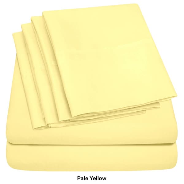 Sweet Home Collection 1500 TC Solid Brushed Microfiber Sheets Set
