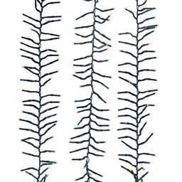 Kurt S. Adler 480-Light 16ft. Connectable LED Cluster Garland