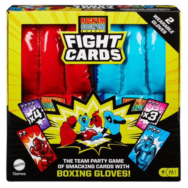 Mattel(R) Rock Em Sock Em Robots Fight Card Game