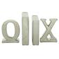 9th & Pike&#174; Silver Ceramic Bookend Sculptures - Set of 4 - image 3